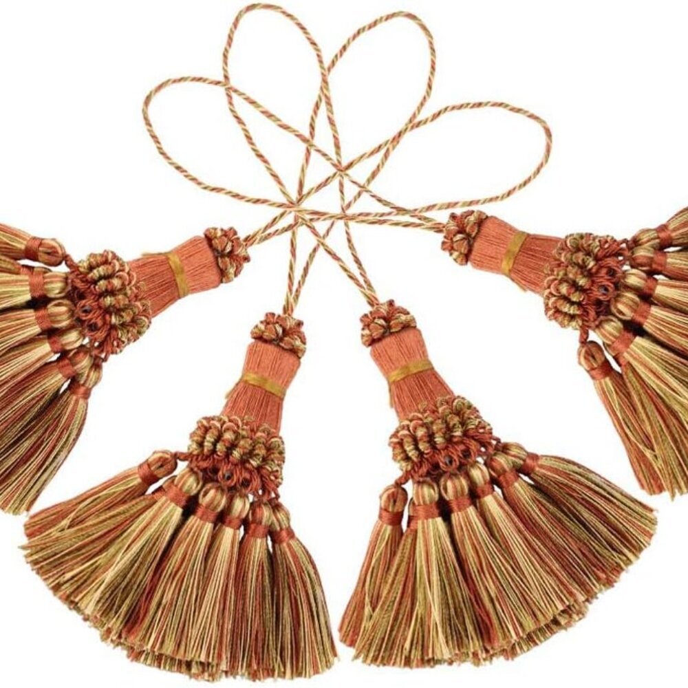 Elegant Polyester Tassel Handmade Colorful Craft Tassels Charms for Key Chain St